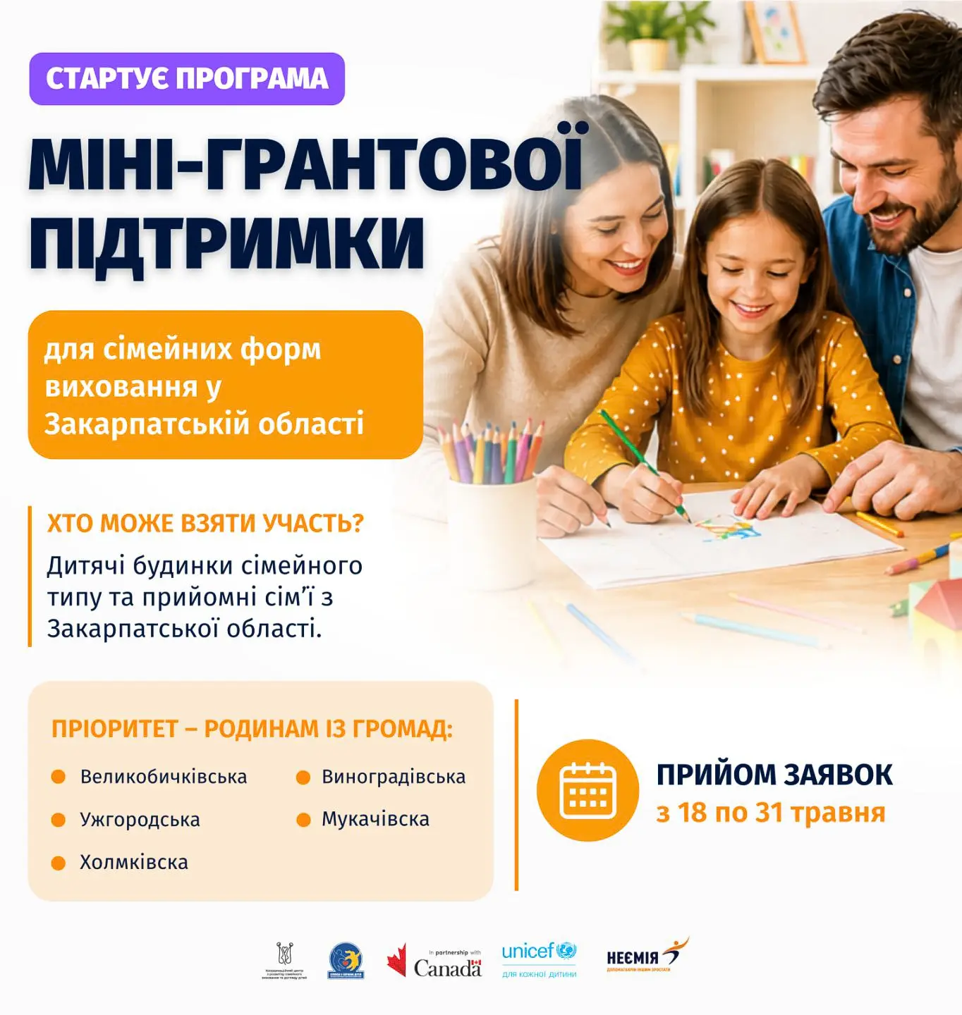 підтримка сімейних форм виховання